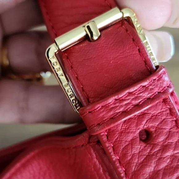 Tory Burch Bucket Kipp Black Leather Cross Body Bag 12"L x 7"W x 15"H - Picture 7 of 11